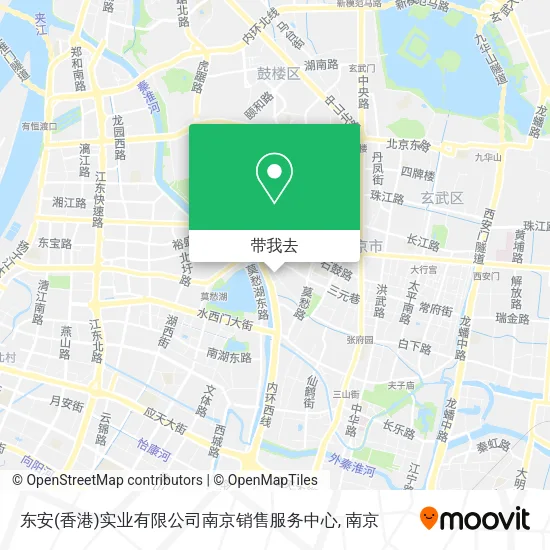 东安(香港)实业有限公司南京销售服务中心地图