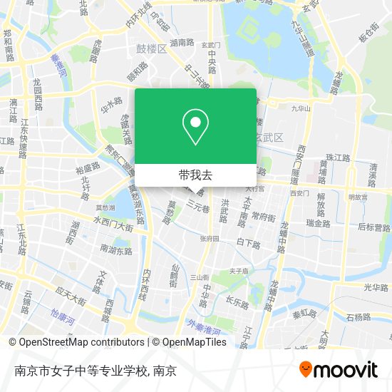 南京市女子中等专业学校地图