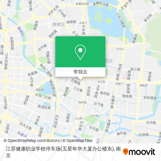 江苏健康职业学校停车场(五星年华大厦办公楼东)地图
