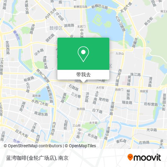 蓝湾咖啡(金轮广场店)地图