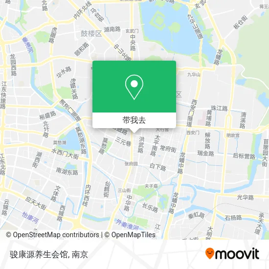骏康源养生会馆地图