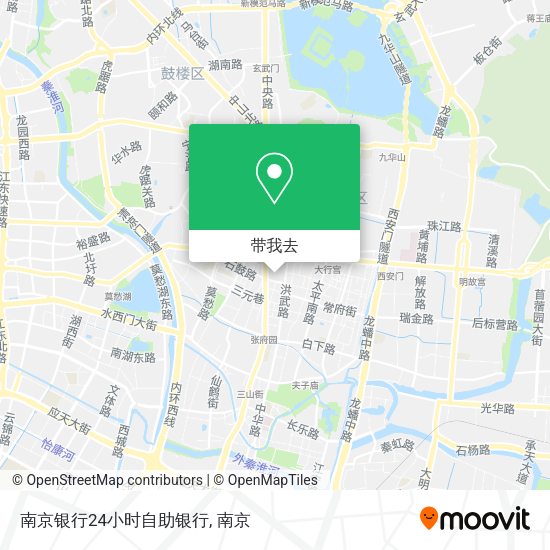 南京银行24小时自助银行地图