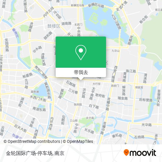 金轮国际广场-停车场地图