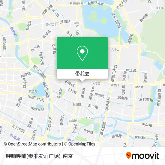 呷哺呷哺(秦淮友谊广场)地图