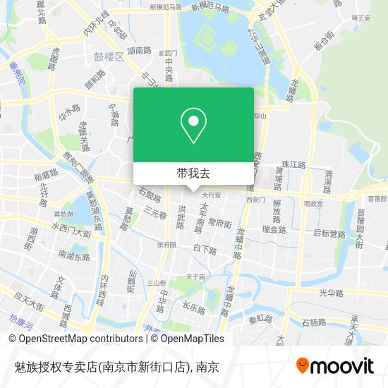 魅族授权专卖店(南京市新街口店)地图