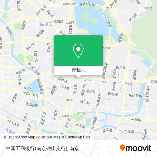 中国工商银行(南京钟山支行)地图