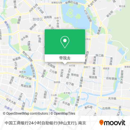 中国工商银行24小时自助银行(钟山支行)地图