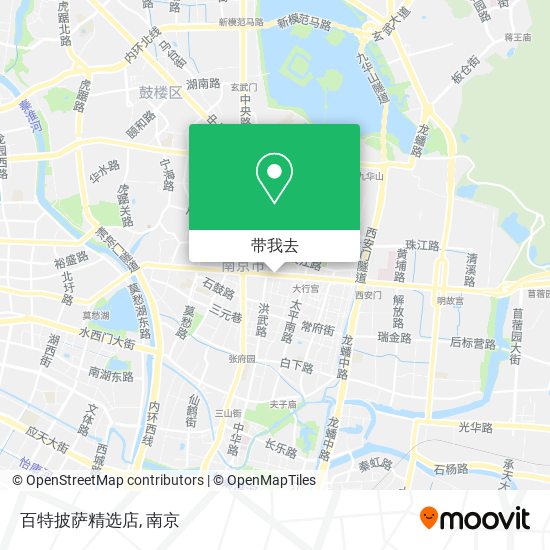 百特披萨精选店地图