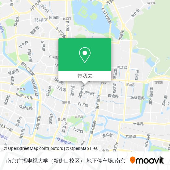 南京广播电视大学（新街口校区）-地下停车场地图