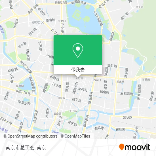 南京市总工会地图