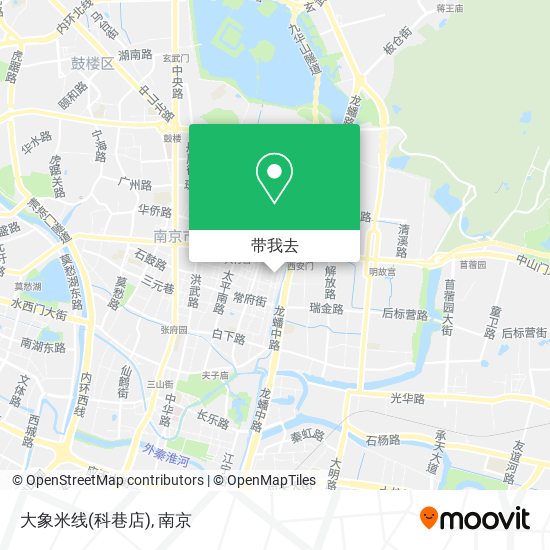 大象米线(科巷店)地图