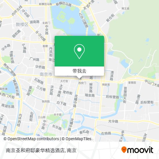 南京圣和府邸豪华精选酒店地图