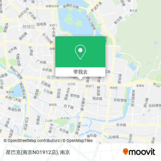 星巴克(南京NO1912店)地图