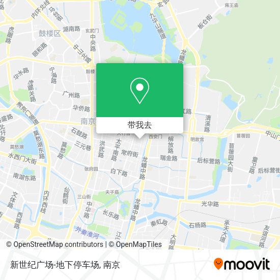 新世纪广场-地下停车场地图