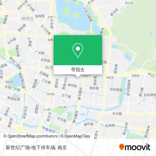 新世纪广场-地下停车场地图
