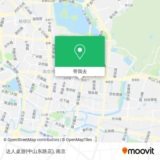 达人桌游(中山东路店)地图