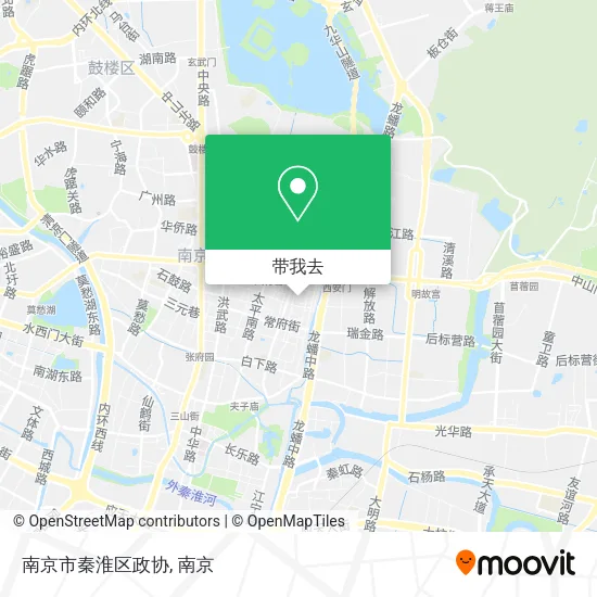南京市秦淮区政协地图