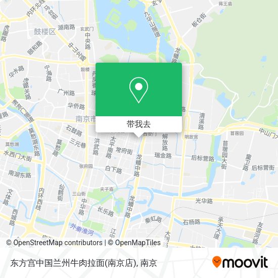 东方宫中国兰州牛肉拉面(南京店)地图