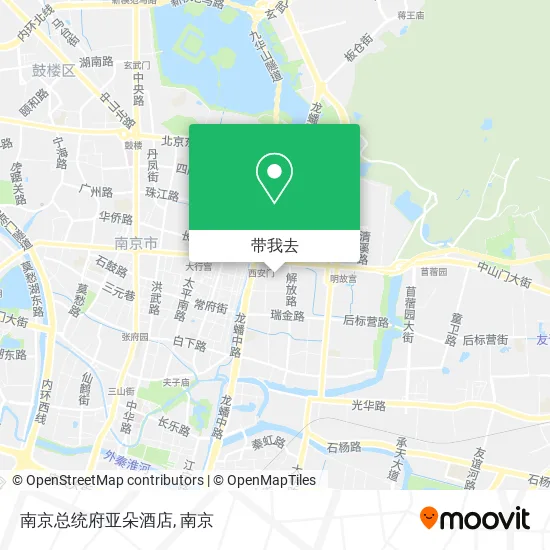 南京总统府亚朵酒店地图