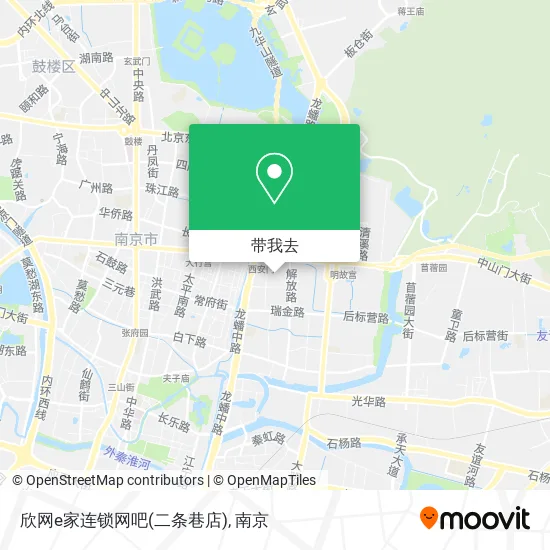 欣网e家连锁网吧(二条巷店)地图