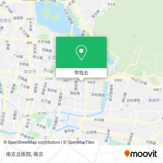 南京总医院地图