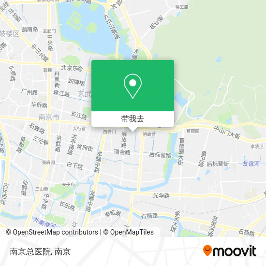 南京总医院地图