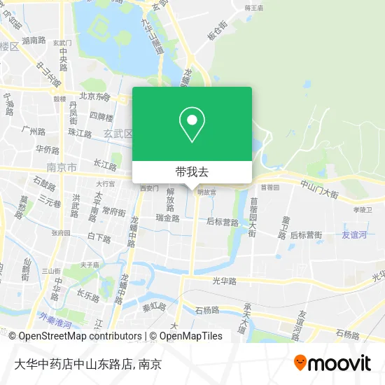 大华中药店中山东路店地图