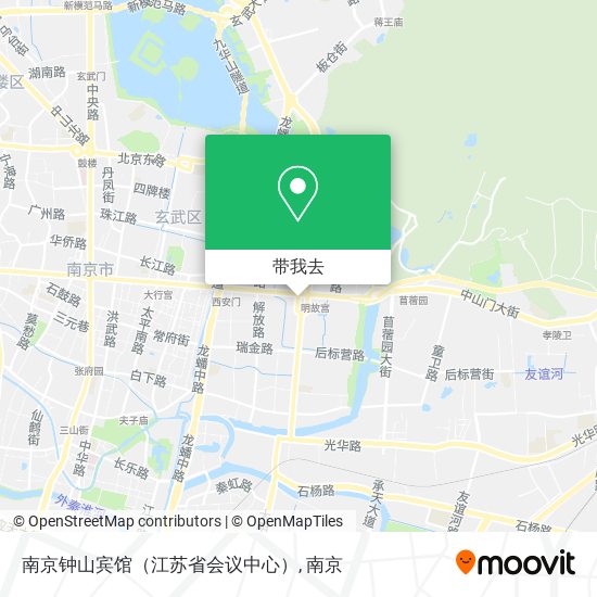 南京钟山宾馆（江苏省会议中心）地图