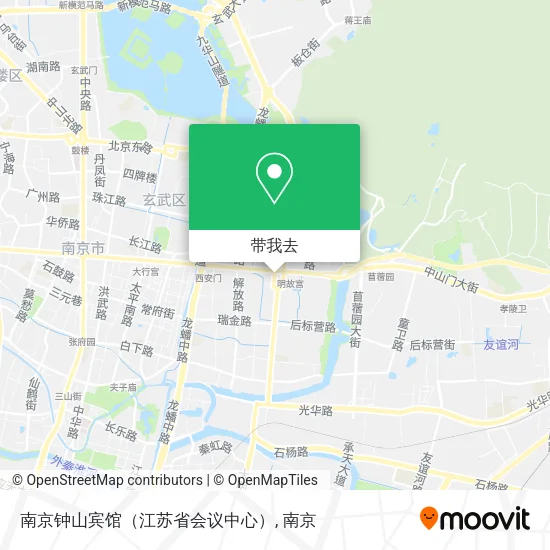 南京钟山宾馆（江苏省会议中心）地图