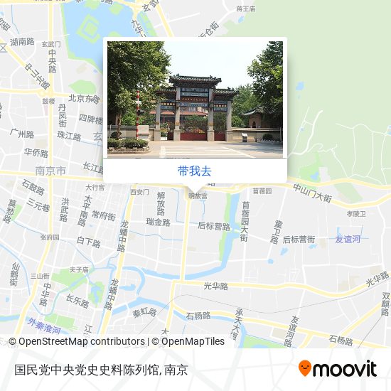 国民党中央党史史料陈列馆地图