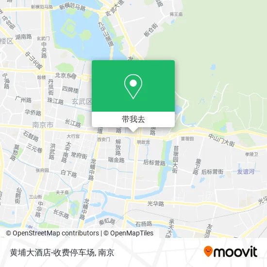 黄埔大酒店-收费停车场地图