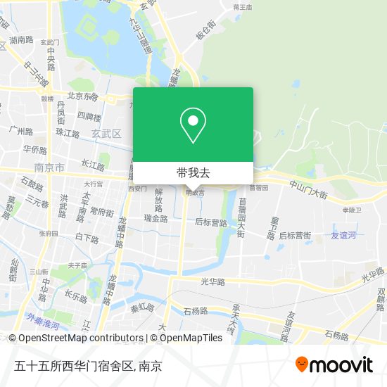 五十五所西华门宿舍区地图