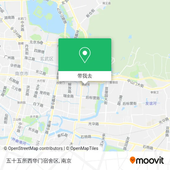 五十五所西华门宿舍区地图