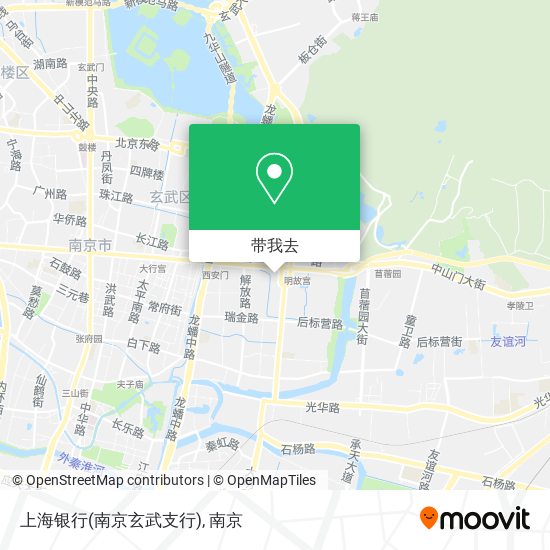 上海银行(南京玄武支行)地图
