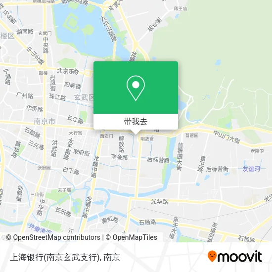 上海银行(南京玄武支行)地图