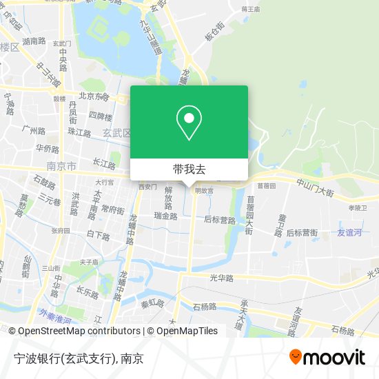 宁波银行(玄武支行)地图