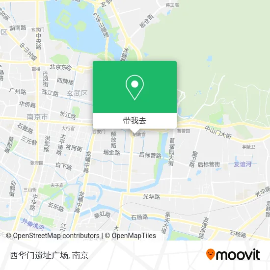 西华门遗址广场地图