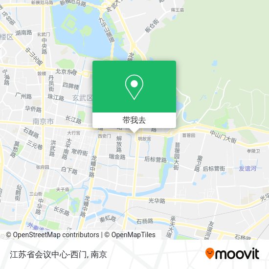 江苏省会议中心-西门地图