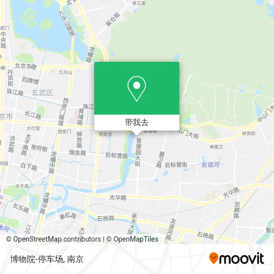 博物院-停车场地图