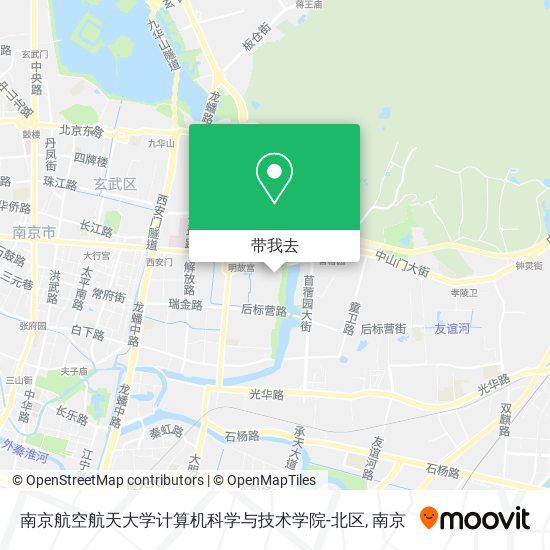 南京航空航天大学计算机科学与技术学院-北区地图