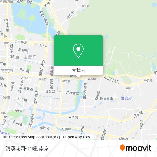 清溪花园-01幢地图