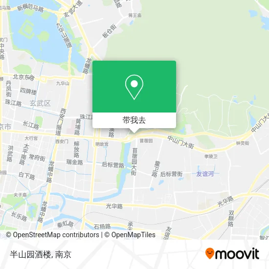半山园酒楼地图