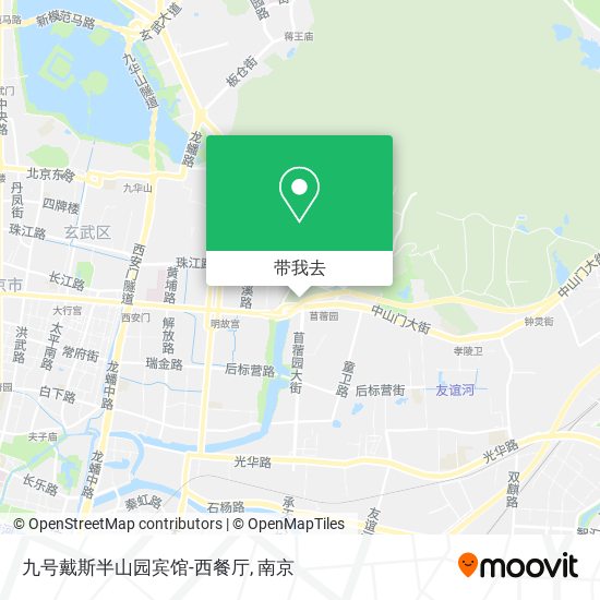 九号戴斯半山园宾馆-西餐厅地图