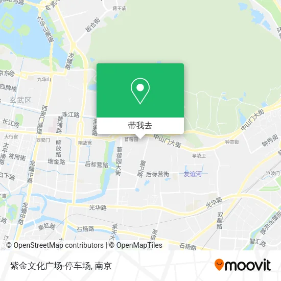 紫金文化广场-停车场地图