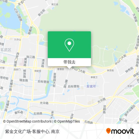 紫金文化广场-客服中心地图