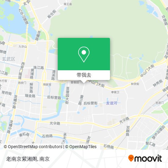 老南京紫湘阁地图