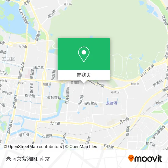 老南京紫湘阁地图