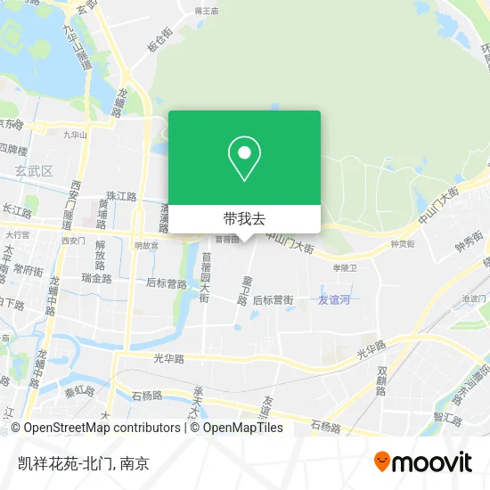 凯祥花苑-北门地图