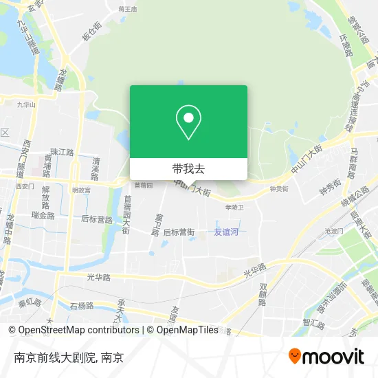南京前线大剧院地图