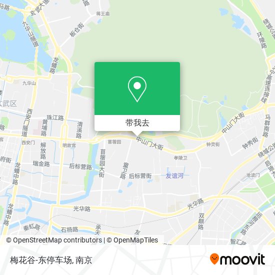 梅花谷-东停车场地图